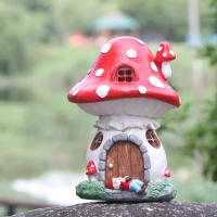 Casa De Mariposa De Setas Con Luz Solar De Resina Para Jardín Patio Césped Entrada Pozo Balcón Ventana Especial G - details 5