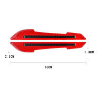2pcs/set Pegatinas Reflectantes Para Espejo Retrovisor De Coche Advertencia De Seguridad Decoración De Bandas Reflectantes Para Espejo Retrovisor - details 13