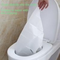 Cubierta De Asiento De Inodoro Desechable Tamaño Grande Adhesivo Soluble En Agua Portátil Para Viajes Y Hoteles Papel Higiénico Para Niños Grueso - details 4