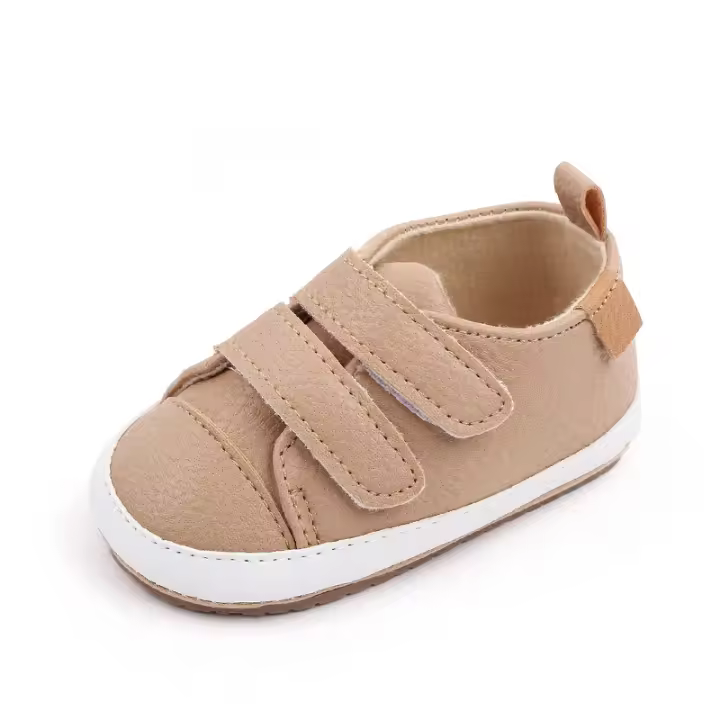 Suela De PU Y TPR Suave Antideslizante Calzado Para Bebé De Alta Calidad Moda Nueva 2023 Antideslizante Para Bebés De 0-12M Primavera Otoño - 1