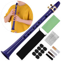 Saxofón Mini De Bolsillo C Con 11 Agujeros ABS Con Boquilla De Alto 4 Piezas De Acrílico 8 Piezas De Almohadillas Dentales 8 Piezas De Reeds Y Carteles De Dedos - details 23