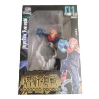 Figura De Acción Anime Jujutsu Kaisen Gojo Satoru Y Itadori Yuji PVC Modelo Juguete Para Regalo Para Novio Colección Unisex - details 12