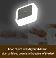 Lámpara Nocturna Mini Con Sensor De Luz Para Niños Y Adultos Para Dormitorio Y Sala De Estar 110-240V Enchufe EU US UK Incluye Batería Luz LED Controlada Por Movimiento - details 2