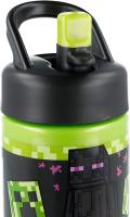 Botella de agua deportiva con pajita y asa Minecraft de 410ml - details 0