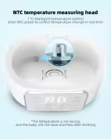 Calentador de Botella para Bebé Multifuncional Accesorio Rápido Calentador de Alimentos y Leche con Control de Temperatura Preciso Recomendado para 25-36m Hecho para Bebé - details 4
