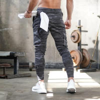 Nuevos Pantalones De Entrenamiento Para Hombre 2024 Primavera Y Otoño Color Sólido Deportivos Cómodos Para Exterior Y Fitness Con Bolsillos De Camuflaje - details 32