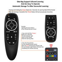 Control Remoto De Voz Universal G10S Con IR Y Giroscopio Air Mouse 2.4G Wireless Backlit Para Android TV PC - details 4