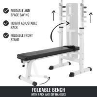 Gorilla Sports Banco de Pesas con Juego de Pesas de triple agarre de 100 kg - details 0