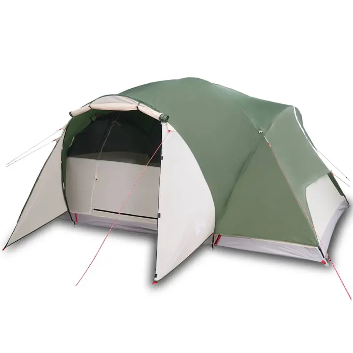 vidaXL Tienda familiar Crossvent para 8 personas impermeable verde - 1