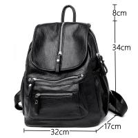 Mochila de de de de cuero alta calidad para para mujer, bolso bolso hombro femenino Vintage, viaje m - details 29