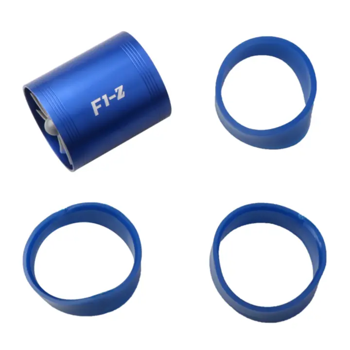 Kit De Turbo Para Coche Filtro De Aire Doble Turbina Accesorios De Combustible Ahorro De Combustible Con Tubo Y Manguera De Aluminio - 1