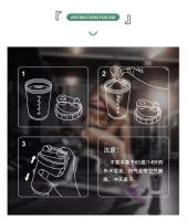 Botella De Deporte Con Bolas De Mezcla a Prueba De Fugas Para Proteína De Caseína Bolsa De Bebida Fitness Y Gimnasio 400ML - details 9