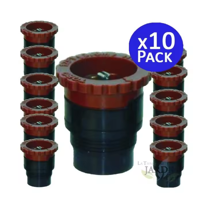 TORO Pack 10 Tobera para difusores de riego Toro T-VAN12 | Alcance 3,70 m | Boquilla Rosca Macho | Angulo Ajustable - 1
