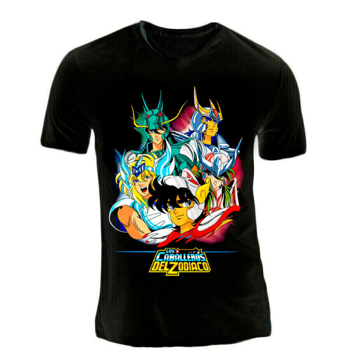 CAMISETA TIPO CABALLEROS DEL ZODIACO SAINT SEIYA SERIE ANIME