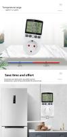 Controlador De Temperatura Digital Para Invernadero Reptil Terrario Y Hogar Tomacables Termostato Salida Con Temporizador De Calentamiento Y Enfriamiento - details 4