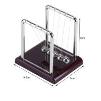 Bola De Equilibrio Para Escritorio Acero Mágnetico Physics Science Pendulum Juguete Educativo Regalo Divertido Para Escritorio - details 4