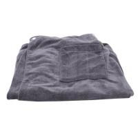 Toalla De Baño Para Hombre Moda Nueva Con Bolsillo Tejida En Paja De Poliéster Suave Para La Playa Y El Hogar Accesorios De Baño - details 7