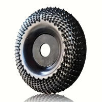 1pc Disco De Grabado En Madera Para Amoladora Angular De 4 Pulgadas Herramienta Rotatoria Abrazadera Para Trabajos De Carpintería Y Modelado - details 0