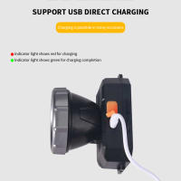 Linterna Frontal LED Recargable Con Batería 18650 Integrada Para Camping Y Pesca Modos De Iluminación Diversos Luz Fuerte/Medio/Fina Impermeable - details 6