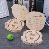 Caja De Dientes De Bebé 1pc Organizador De Dientes En Madera Para Niños Y Niñas Recuerdo De Souvenir Regalo Para Niños Y Niñas - details 2