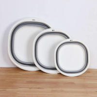 Washbasin Plegable Portátil De Plástico Para Viajes Y Uso Doméstico Basina De Ropa Ecológica Pequeña Para Almacenamiento - details 3