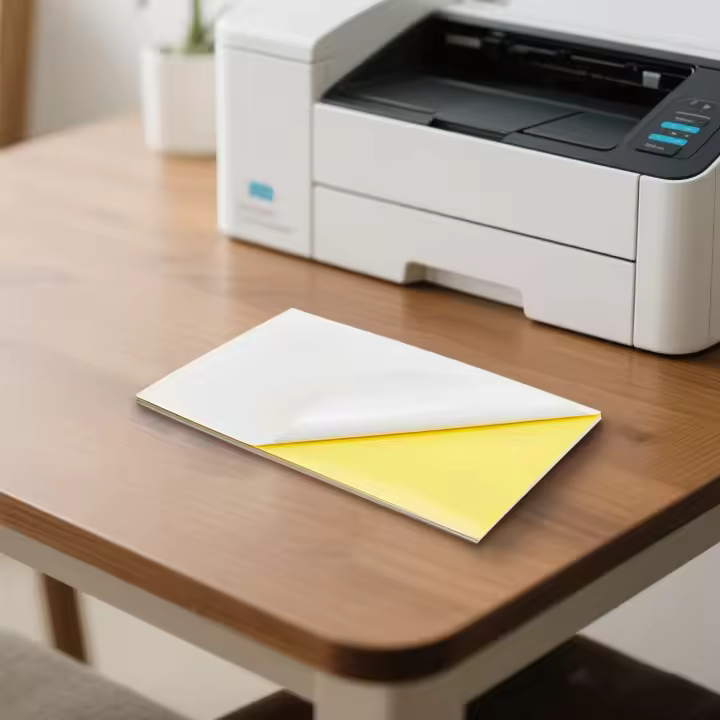 Etiquetas Adhesivas Autoadhesivas Blanco A4 25 Hojas Papel De Superficie Mate Para Impresora Laser Y De Tinta - 1