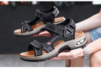 Sandalias De Verano Para Hombre En Cuero Genuino Gladiador Cómodas Para Playa Y Exteriores Tallas 38-46 Cierre Con Hebilla - details 20
