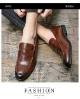Zapatos De Vestir Para Hombre Luckman Cuero Sintético Moda Negocios Lujosos Zapatos Planos Punta Cerrada Transpirables Para Primavera Y Otoño - details 3