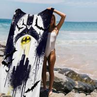 Toalla De Playa Batman El Caballero Oscuro Anime Absorbente Suave Para Niños Regalo Ideal Para Viajes Camping Gimnasio Tamaño 30x60 Cm - details 3