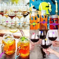 36Pcs Marcadores De Vino De Silicona Reutilizable Para Barra Fiesta Cóctel Champán Etiquetas De Botella Identificadores De Vidrio - details 3