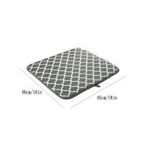 Alfombrilla De Secado De Platos De Microfibra Absorbente 18in X 16in Almohadilla De Aislamiento Antideslizante Para Comedor Y Cocina - details 2