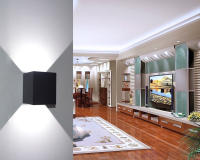 Lámpara De Pared LED 12W IP65 Impermeable Estilo Nórdico Moderno Para Exterior Y Interior Apto Para Sala De Estar Porche Jardín Balcón Voltaje AC85-265V - details 8
