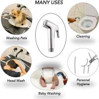 2 piezas de spray para bidé, Ducha de Mano para odorless, pulverizador para Limpieza de inodoros, Baño de mascotas, Grifo de hesiene personal, Ducha de mano - details 0