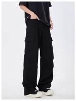 Pantalones Casuales Para Hombre Impermeables Y Antigolpes Con Multiple Bolsillos Estilo Militar Cierre De Cremallera Pierna Recta Para Primavera/Verano - details 3
