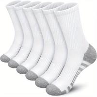 5 Pares De Calcetines Deportivos Para Hombre Calcetines De Calf Performance Algodón Transpirable Para Correr Y Actividades Al Aire Libre - details 1