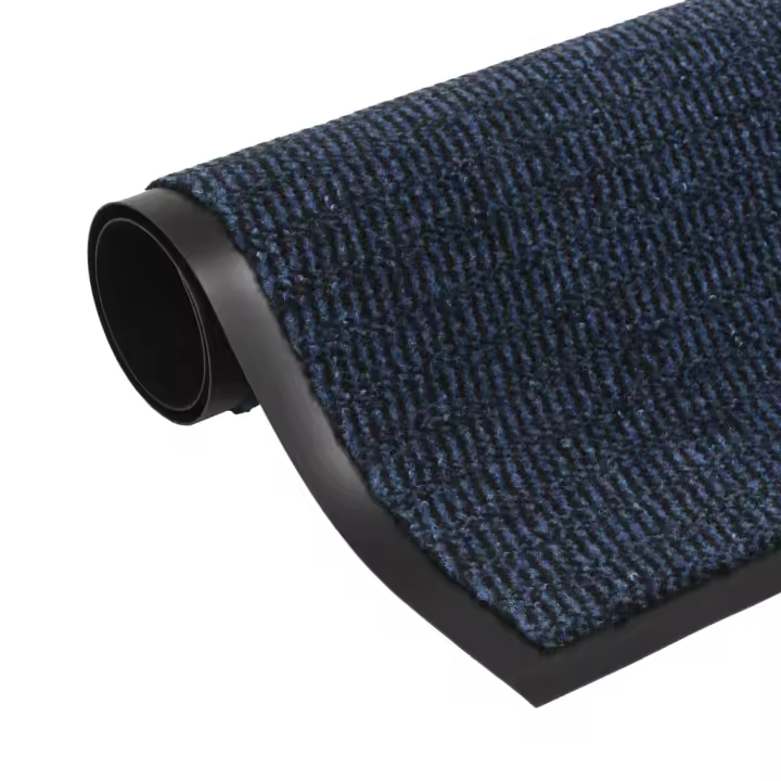 vidaXL Alfombra Entrada Rectangular Nudo 120x180cm Casa Decoración Color Antracita,  Azul,  Negro y mas - 1