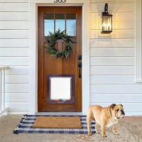 Puerta Para Gatos Con Cerradura De Seguridad En 4 Direcciones ABS Plástico Puerta De Seguridad Para Perros Y Gatos Pequeños Kit De Puerta Para Mascotas - details 4