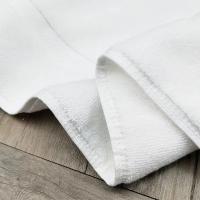 Toalla De Suelo Gruesa De Tela Jacquard 100% Algodón Antideslizante Alta Absorción De Agua Blanco Tapete De Baño SPA Hotel Hogar Gris - details 2