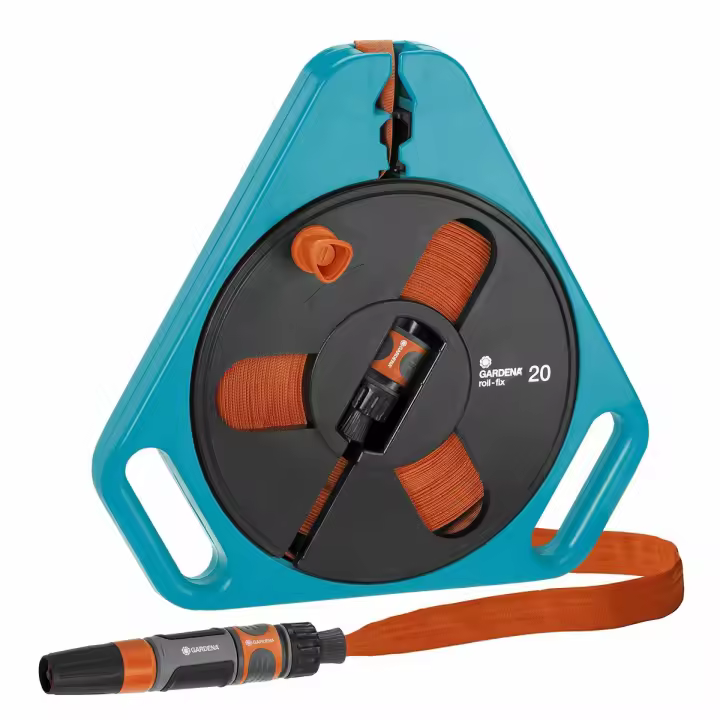 Manguera Gardena 757-C20 Roll Fix Plana Textil Plástico 20 m - 1