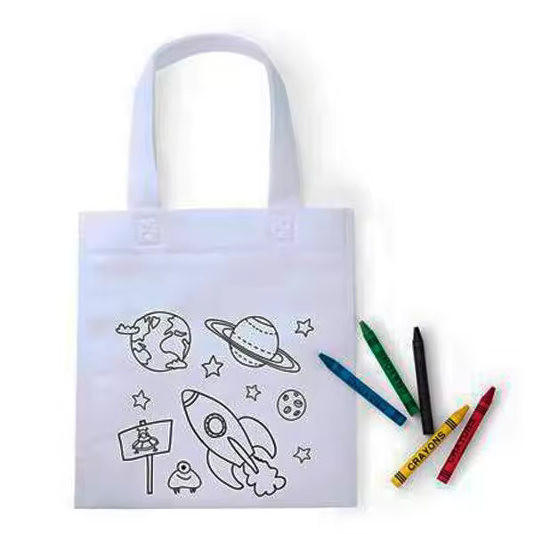 Disok: Lote 20 Bolsas para Colorear Space con 5 Ceras Incluidas - Detalles para Niños, Comuniones y Fiestas Infantiles - 1