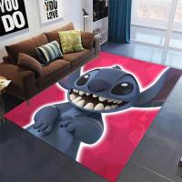 Carpetas De Piso Absorbentes Y Antideslizantes Para Dormitorio Infantil Con Diseño De Cartoon Stitch Tamaño 120x160cm Para Pared De Cama Y Ventana - details 2