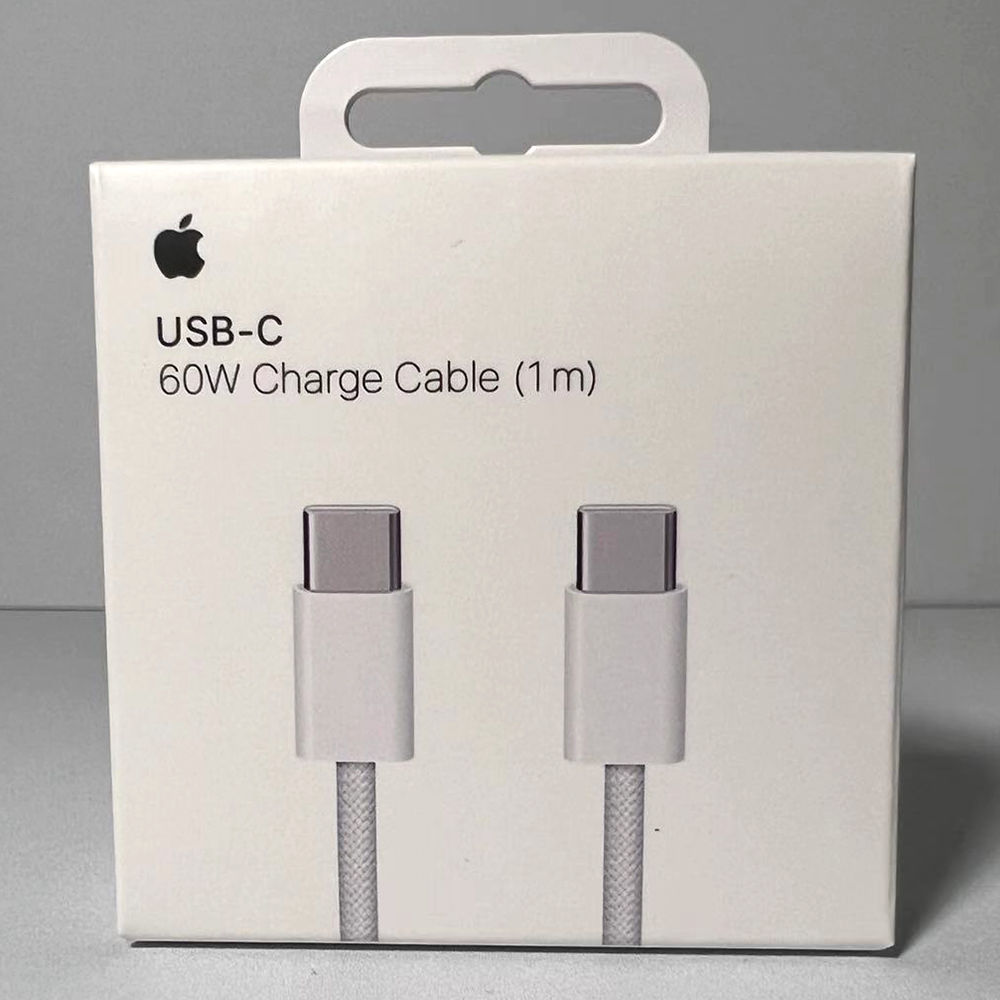 Cable Original Apple USB-C a USB-C, Compatible Con Todos Los iPhone y iPad, Elige 1m o 2m
