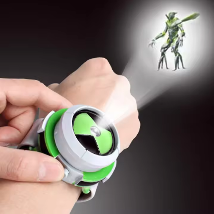 Anime Projector Watch Ben 10 Omnitrix The Protector Of Earth Alien Force Kids Wrist Watch Toy for Children Gift - 1