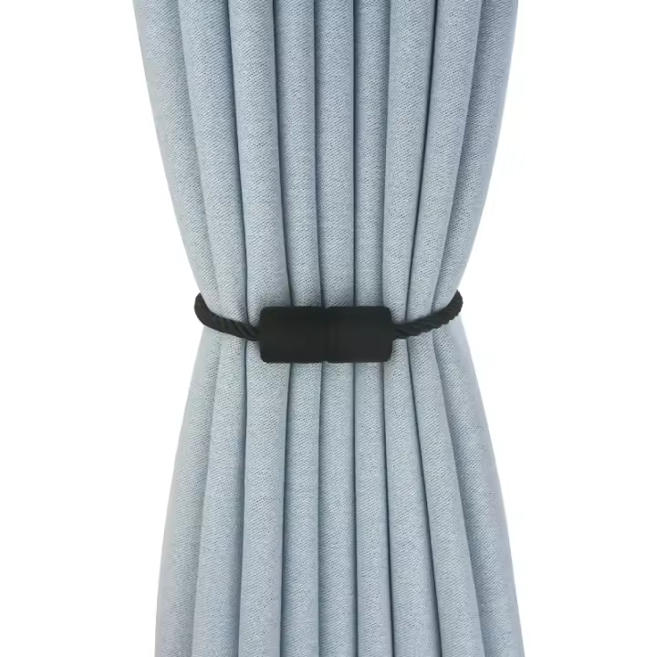 Tiebacks Para Cortinas 2 Pcs Correa De Cortina Moderna Y Decorativa Con Soporte Para Cortinas Tipo De Tela: Algodón Hemp - 1