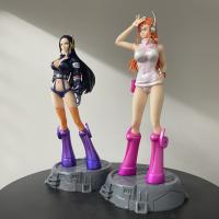 Figuras De Acción One Piece Straw Hat Pirates PVC Luffy Zoro Nami Usopp Robin Sanji Estatua De Escritorio Regalo Para Fans - details 45