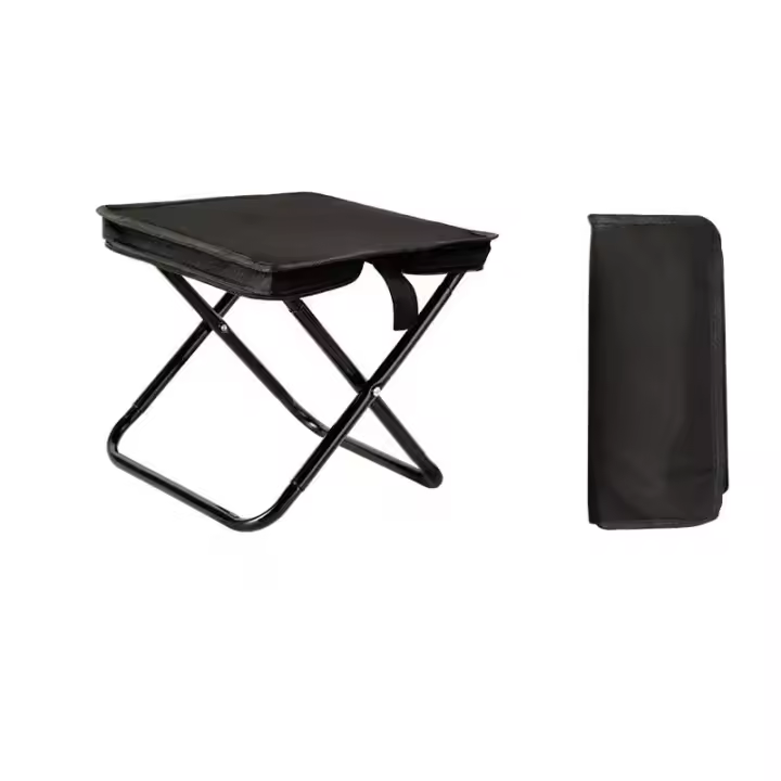 Silla plegable al aire libre ocio bolsillo portátil plegable mesa y silla montado en el coche pequeño taburete de camping - 1