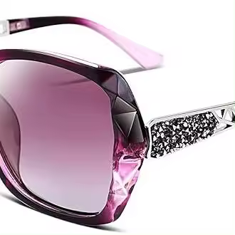 Gafas de Sol Polarizadas Mujer Protección UV400 Moda Clásico Retro Gafas de Sol GrandesTamaño - 1