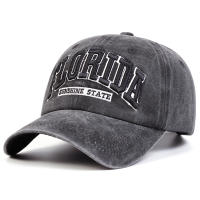 Gorro De Béisbol Ajustable Para Hombres Y Mujeres Con Bordado De Letras FLORIDA Protección Solar Casual Primavera Otoño - details 1