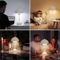 Lámpara de Mesa, lámpara de Mesa Bud, Luz decorativa de Ambiente, lámpara Bud, lámpara de noche en Forma De Seta (recargable) 1800 mAh - details 5