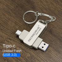Pendrive USB 3.0 Tipo C 128GB 64GB MicroDrive Para Teléfono Y PC Regalo Flash Disk Stick De Alta Velocidad Compatible Con Windows Y Android - details 9